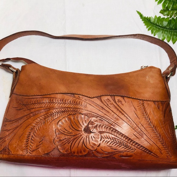 Handbags - Leather western embossed purse